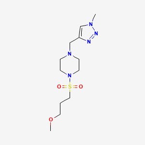 1-(3-Methoxypropylsulfonyl)-4-[(1-methyltriazol-4-yl)methyl]piperazine