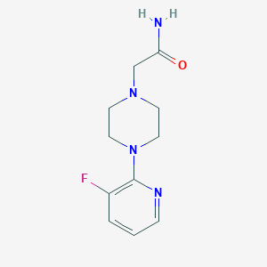 2-[4-(3-Fluoropyridin-2-yl)piperazin-1-yl]acetamide