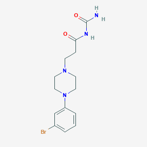 3-[4-(3-bromophenyl)piperazin-1-yl]-N-carbamoylpropanamide