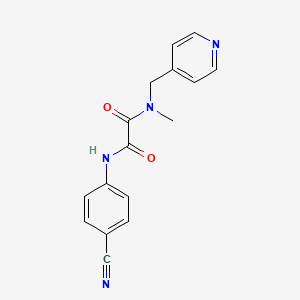 N-(4-cyanophenyl)-N'-methyl-N'-(pyridin-4-ylmethyl)oxamide