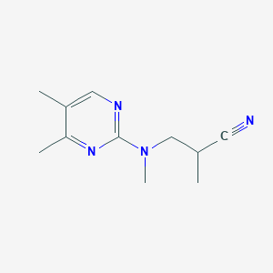 3-[(4,5-Dimethylpyrimidin-2-yl)-methylamino]-2-methylpropanenitrile