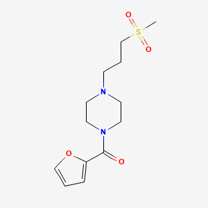 Furan-2-yl-[4-(3-methylsulfonylpropyl)piperazin-1-yl]methanone