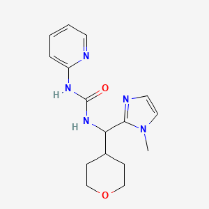 1-[(1-Methylimidazol-2-yl)-(oxan-4-yl)methyl]-3-pyridin-2-ylurea