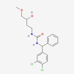 1-[(3,4-Dichlorophenyl)-phenylmethyl]-3-(3-hydroxy-4-methoxybutyl)urea