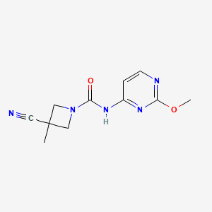 3-cyano-N-(2-methoxypyrimidin-4-yl)-3-methylazetidine-1-carboxamide