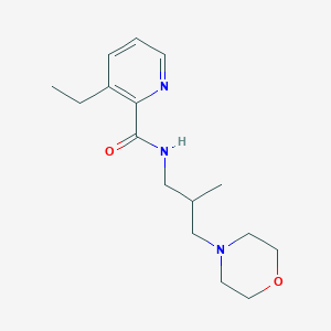 3-ethyl-N-(2-methyl-3-morpholin-4-ylpropyl)pyridine-2-carboxamide