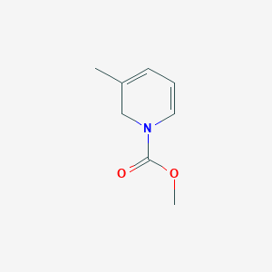 molecular formula C8H11NO2 B070563 Methyl 3-methyl-2H-pyridine-1-carboxylate CAS No. 195200-52-3