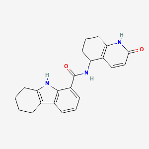 N-(2-oxo-5,6,7,8-tetrahydro-1H-quinolin-5-yl)-6,7,8,9-tetrahydro-5H-carbazole-1-carboxamide