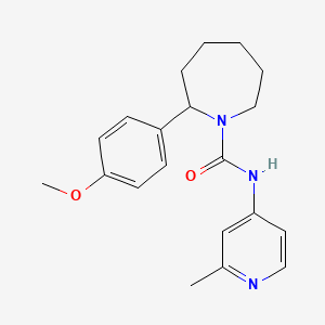 2-(4-methoxyphenyl)-N-(2-methylpyridin-4-yl)azepane-1-carboxamide