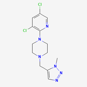 1-(3,5-Dichloropyridin-2-yl)-4-[(3-methyltriazol-4-yl)methyl]piperazine