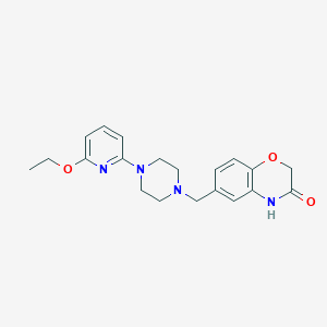 6-[[4-(6-ethoxypyridin-2-yl)piperazin-1-yl]methyl]-4H-1,4-benzoxazin-3-one