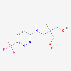 2-Methyl-2-[[methyl-[6-(trifluoromethyl)pyridazin-3-yl]amino]methyl]propane-1,3-diol