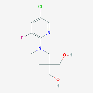 2-[[(5-Chloro-3-fluoropyridin-2-yl)-methylamino]methyl]-2-methylpropane-1,3-diol