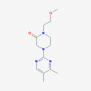 4-(4,5-Dimethylpyrimidin-2-yl)-1-(2-methoxyethyl)piperazin-2-one