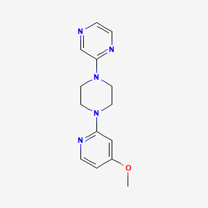 2-[4-(4-Methoxypyridin-2-yl)piperazin-1-yl]pyrazine