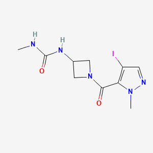 1-[1-(4-Iodo-2-methylpyrazole-3-carbonyl)azetidin-3-yl]-3-methylurea