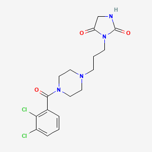 3-[3-[4-(2,3-Dichlorobenzoyl)piperazin-1-yl]propyl]imidazolidine-2,4-dione