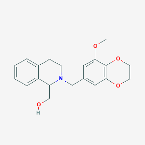 [2-[(5-methoxy-2,3-dihydro-1,4-benzodioxin-7-yl)methyl]-3,4-dihydro-1H-isoquinolin-1-yl]methanol