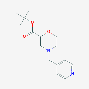 Tert-butyl 4-(pyridin-4-ylmethyl)morpholine-2-carboxylate