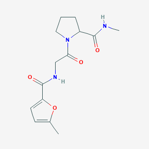 N-methyl-1-[2-[(5-methylfuran-2-carbonyl)amino]acetyl]pyrrolidine-2-carboxamide