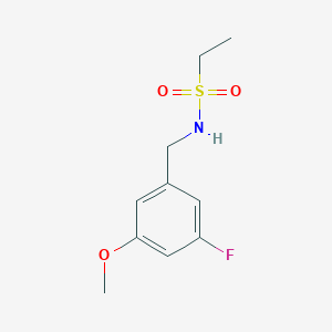 N-[(3-fluoro-5-methoxyphenyl)methyl]ethanesulfonamide