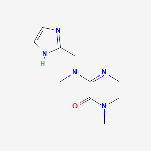 3-[1H-imidazol-2-ylmethyl(methyl)amino]-1-methylpyrazin-2-one