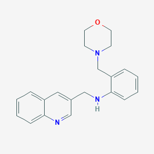 2-(morpholin-4-ylmethyl)-N-(quinolin-3-ylmethyl)aniline