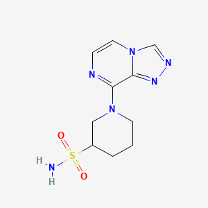 1-([1,2,4]Triazolo[4,3-a]pyrazin-8-yl)piperidine-3-sulfonamide