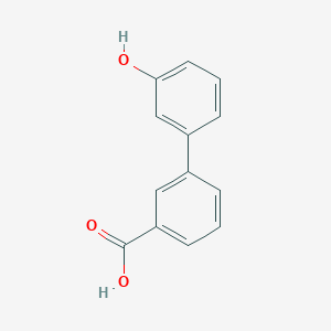molecular formula C13H10O3 B070583 3'-Hydroxy-[1,1'-biphenyl]-3-carboxylic acid CAS No. 171047-01-1