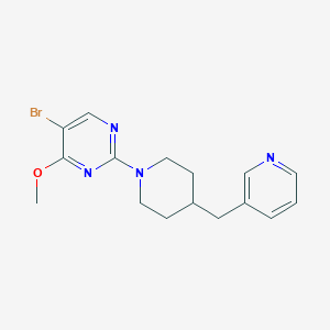 5-Bromo-4-methoxy-2-[4-(pyridin-3-ylmethyl)piperidin-1-yl]pyrimidine