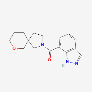 1H-indazol-7-yl(7-oxa-2-azaspiro[4.5]decan-2-yl)methanone