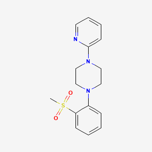 1-(2-Methylsulfonylphenyl)-4-pyridin-2-ylpiperazine