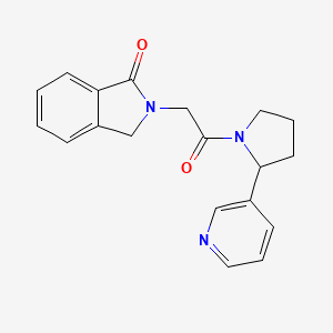 2-[2-oxo-2-(2-pyridin-3-ylpyrrolidin-1-yl)ethyl]-3H-isoindol-1-one