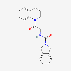 N-[2-(3,4-dihydro-2H-quinolin-1-yl)-2-oxoethyl]-1,3-dihydroisoindole-2-carboxamide