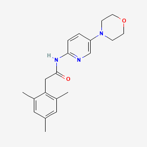 N-(5-morpholin-4-ylpyridin-2-yl)-2-(2,4,6-trimethylphenyl)acetamide