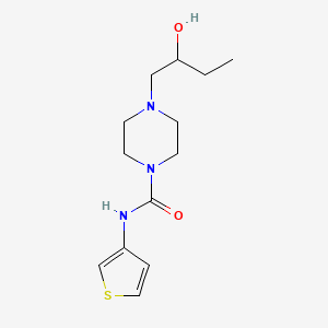 4-(2-hydroxybutyl)-N-thiophen-3-ylpiperazine-1-carboxamide