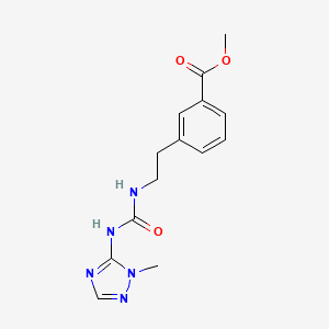 Methyl 3-[2-[(2-methyl-1,2,4-triazol-3-yl)carbamoylamino]ethyl]benzoate