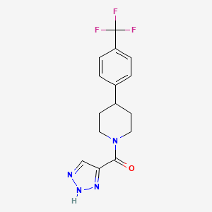 2H-triazol-4-yl-[4-[4-(trifluoromethyl)phenyl]piperidin-1-yl]methanone