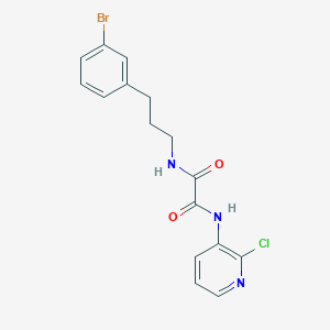 N-[3-(3-bromophenyl)propyl]-N'-(2-chloropyridin-3-yl)oxamide