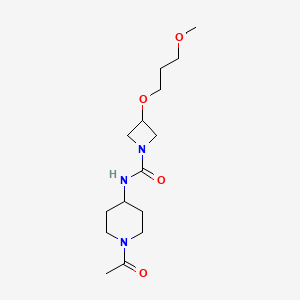 N-(1-acetylpiperidin-4-yl)-3-(3-methoxypropoxy)azetidine-1-carboxamide