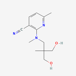 2-[[3-Hydroxy-2-(hydroxymethyl)-2-methylpropyl]-methylamino]-6-methylpyridine-3-carbonitrile