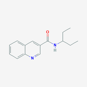 N-pentan-3-ylquinoline-3-carboxamide