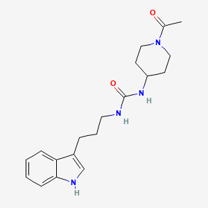 1-(1-acetylpiperidin-4-yl)-3-[3-(1H-indol-3-yl)propyl]urea