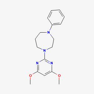 1-(4,6-Dimethoxypyrimidin-2-yl)-4-phenyl-1,4-diazepane