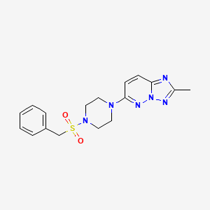 6-(4-Benzylsulfonylpiperazin-1-yl)-2-methyl-[1,2,4]triazolo[1,5-b]pyridazine