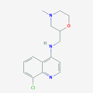 8-chloro-N-[(4-methylmorpholin-2-yl)methyl]quinolin-4-amine