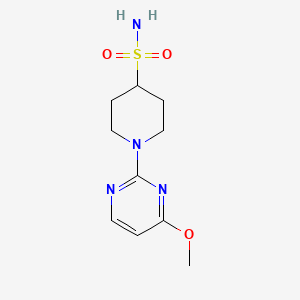 1-(4-Methoxypyrimidin-2-yl)piperidine-4-sulfonamide