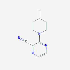 3-(4-Methylidenepiperidin-1-yl)pyrazine-2-carbonitrile