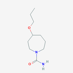 4-Propoxyazepane-1-carboxamide