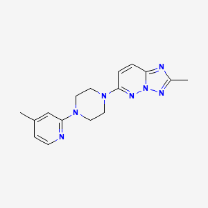 2-Methyl-6-[4-(4-methylpyridin-2-yl)piperazin-1-yl]-[1,2,4]triazolo[1,5-b]pyridazine